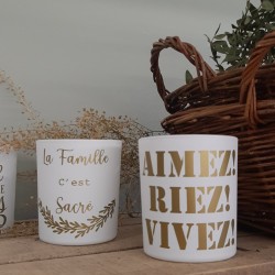Photophore Aimez, Vivez, Riez