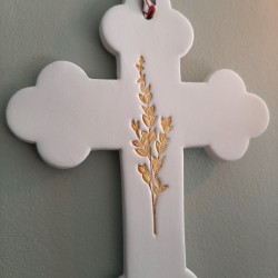 Croix blanche trilobée