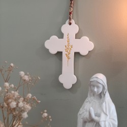 Croix blanche trilobée