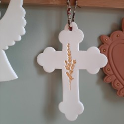 Croix blanche trilobée