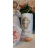 Bougie croix "Merci"