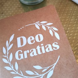 Carnet "Deo Gratias"